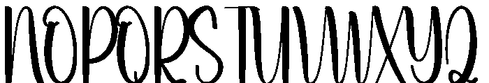 Summer Vocations Font UPPERCASE