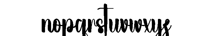Summer Vocations Font LOWERCASE