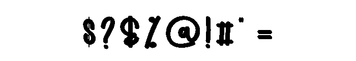 Summer Whimsy Font OTHER CHARS