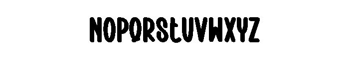 Summer Whimsy Font LOWERCASE