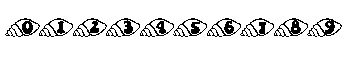 Summer sea shell Font OTHER CHARS