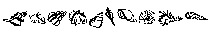 Summer seashell Font OTHER CHARS