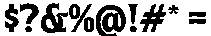 SummerArchive-BoldSerif Font OTHER CHARS