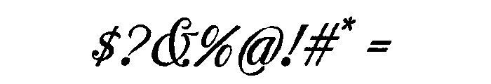 SummerArchive-Cursive Font OTHER CHARS