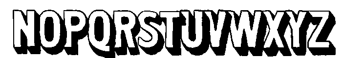 SummerArchive-Extrude Font UPPERCASE