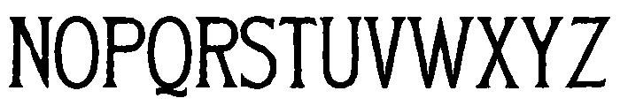 SummerArchive-FlaredSerif Font UPPERCASE