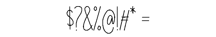 Summerbox regular Font OTHER CHARS