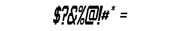 Summerland Italic Font OTHER CHARS