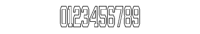 Summerland Outline Font OTHER CHARS