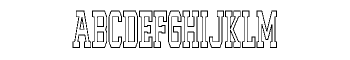 Summerland Outline FONT