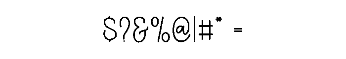 Summersalt Font OTHER CHARS