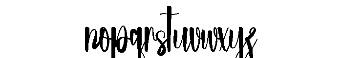 Summery Changes Font LOWERCASE