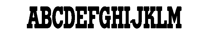 Summit Ridge Font UPPERCASE