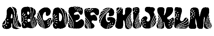 Sun Beach Font UPPERCASE