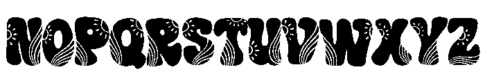 Sun Beach Font UPPERCASE