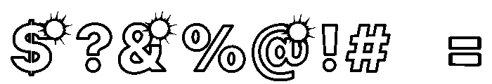 Sun Doodle Font OTHER CHARS