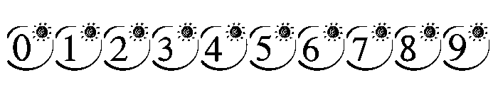Sun Monogram Font OTHER CHARS