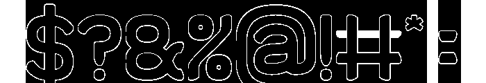 Sun The Empire-Hollow-Inverse Font OTHER CHARS