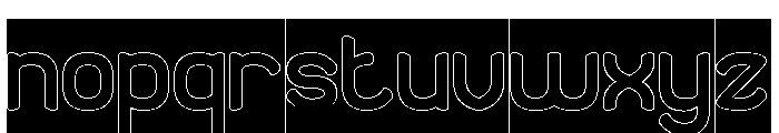 Sun The Empire-Hollow-Inverse Font LOWERCASE