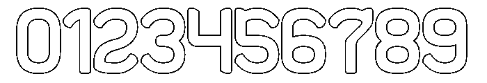 Sun The Empire-Hollow Font OTHER CHARS