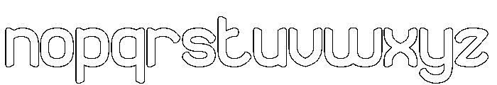Sun The Empire-Hollow Font LOWERCASE