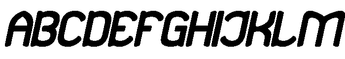 Sun The Empire Italic Font UPPERCASE