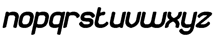Sun The Empire Italic Font LOWERCASE