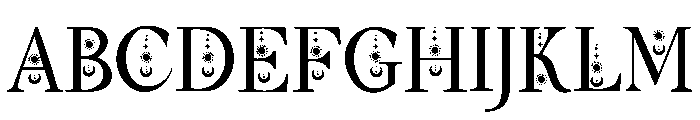 Sun and moon magic Font UPPERCASE
