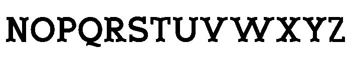 Sunbaked Regular Font LOWERCASE