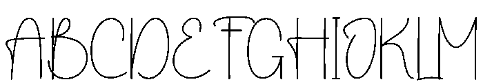 Sunblind Font UPPERCASE