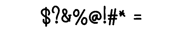 Suncare Font OTHER CHARS