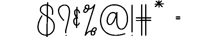 Suncity Font OTHER CHARS