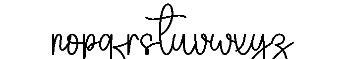 Suncity Font LOWERCASE