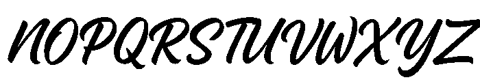 Sundary Beach Script Font UPPERCASE