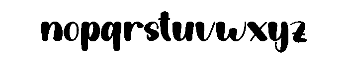 Sunday Basketball Font LOWERCASE