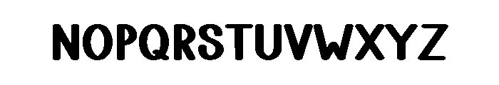 Sunday Bunny Font UPPERCASE