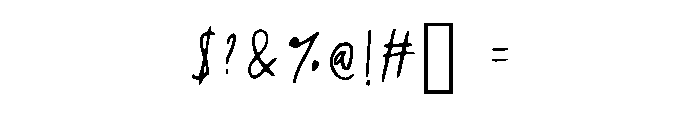 Sunday Champagne Script Regular Font OTHER CHARS