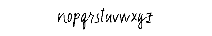 Sunday Champagne Script Regular Font LOWERCASE