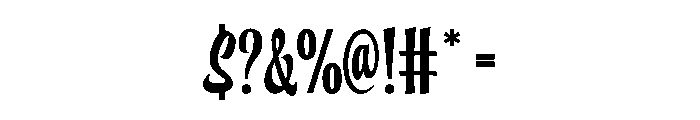 Sunday Chatt Font OTHER CHARS