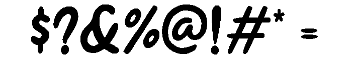 Sunday Coffee Regular Font OTHER CHARS
