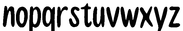 Sunday Coffee Regular Font LOWERCASE