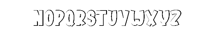 Sunday December Font UPPERCASE