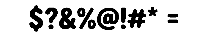 Sunday Designer Font OTHER CHARS