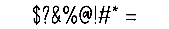 Sunday Dreamy Font OTHER CHARS