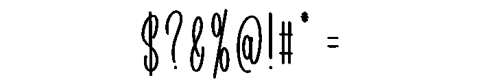 Sunday Fantasy Font OTHER CHARS