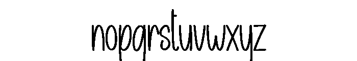 Sunday Fantasy Font LOWERCASE