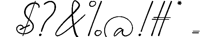 Sunday Fashion Font OTHER CHARS