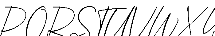 Sunday Fashion Font UPPERCASE