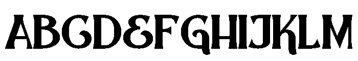 Sunday Fatso Font UPPERCASE