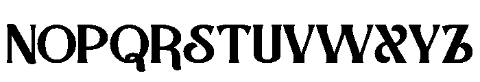 Sunday Fatso Font UPPERCASE